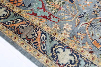273 x 372 cm | Kawros Afghan Tribal Hand Knotted Veg Dye Wool carpet