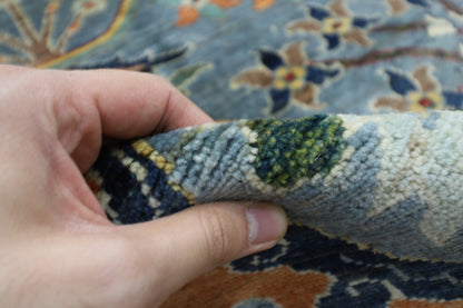 273 x 372 cm | Kawros Afghan Tribal Hand Knotted Veg Dye Wool carpet