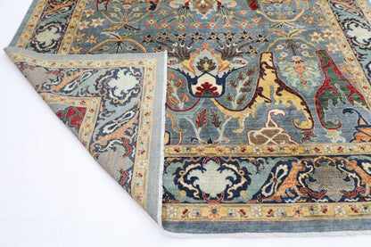 273 x 372 cm | Kawros Afghan Tribal Hand Knotted Veg Dye Wool carpet