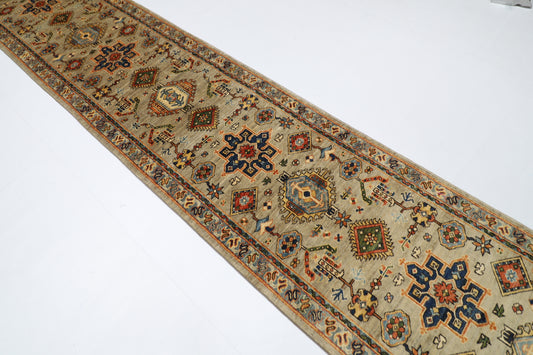 83 x 487 cm | Tribal Large Size Runner Rug Afghan Hand Knotted veg Dye Wool carpet