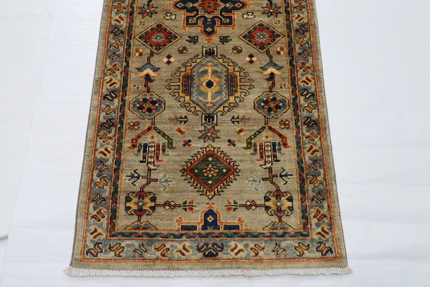 83 x 487 cm | Tribal Large Size Runner Rug Afghan Hand Knotted veg Dye Wool carpet