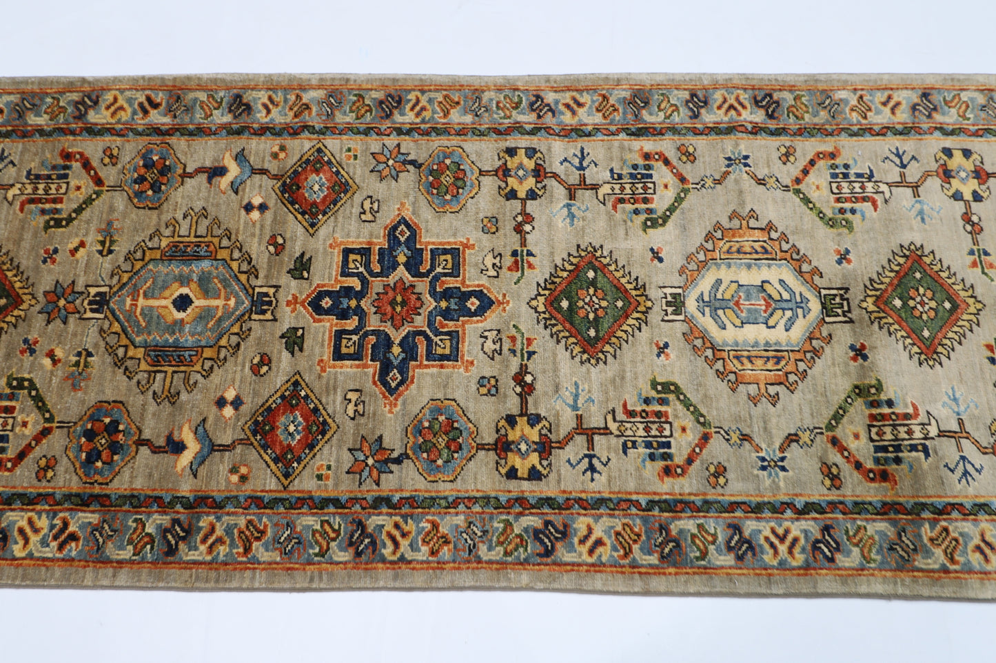 83 x 487 cm | Tribal Large Size Runner Rug Afghan Hand Knotted veg Dye Wool carpet
