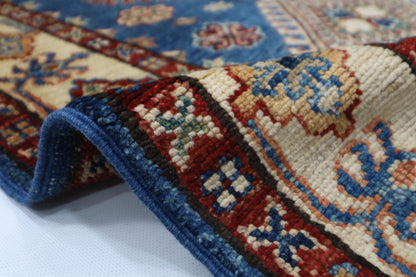 85 x 393 cm | Kazak Large Runner Rug Afghan Hand Knotted veg Dye Wool carpet