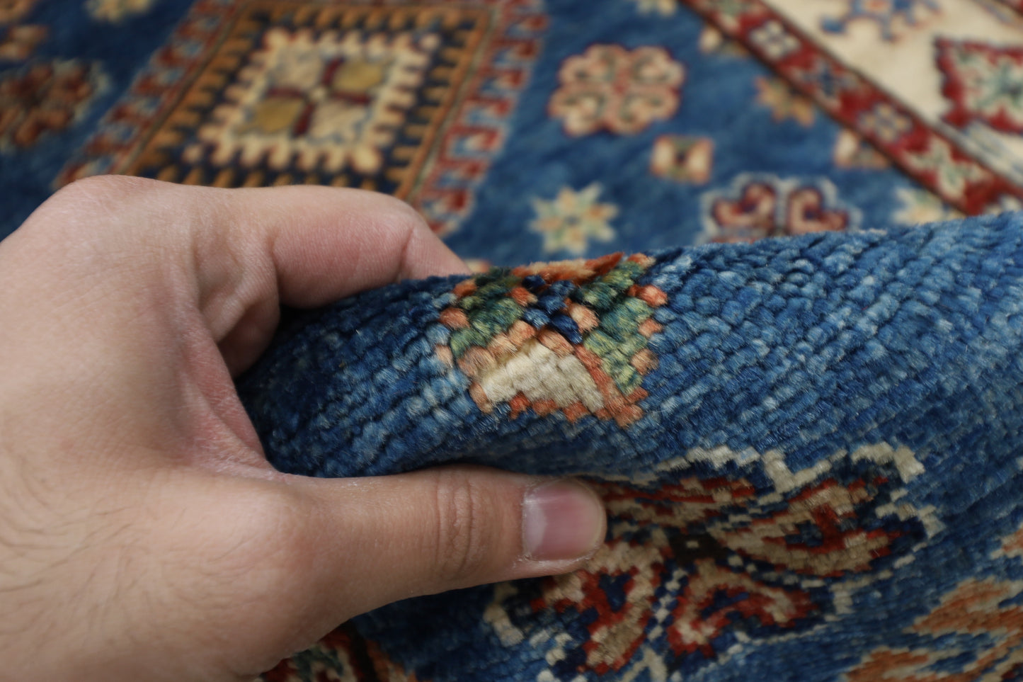 85 x 393 cm | Kazak Large Runner Rug Afghan Hand Knotted veg Dye Wool carpet