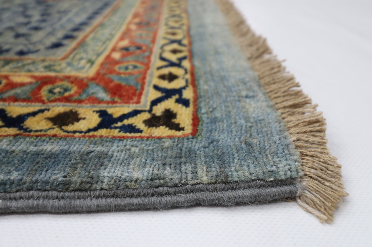 309 x 417 cm | Mamluk Gray Fine Quality Area Rug Afghan Hand Knotted Veg Dye Wool carpet