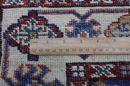 85 x 393 cm | Kazak Large Runner Rug Afghan Hand Knotted veg Dye Wool carpet