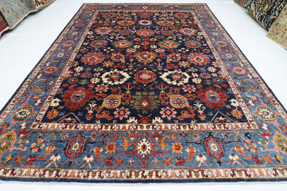 295 x 391 cm | Bidjar Navy Afghan Tribal Hand Knotted Veg Dye Wool carpet