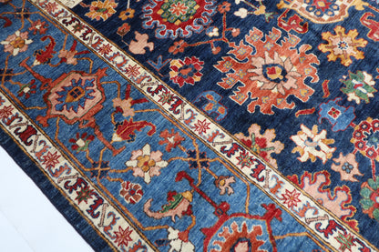 295 x 391 cm | Bidjar Navy Afghan Tribal Hand Knotted Veg Dye Wool carpet