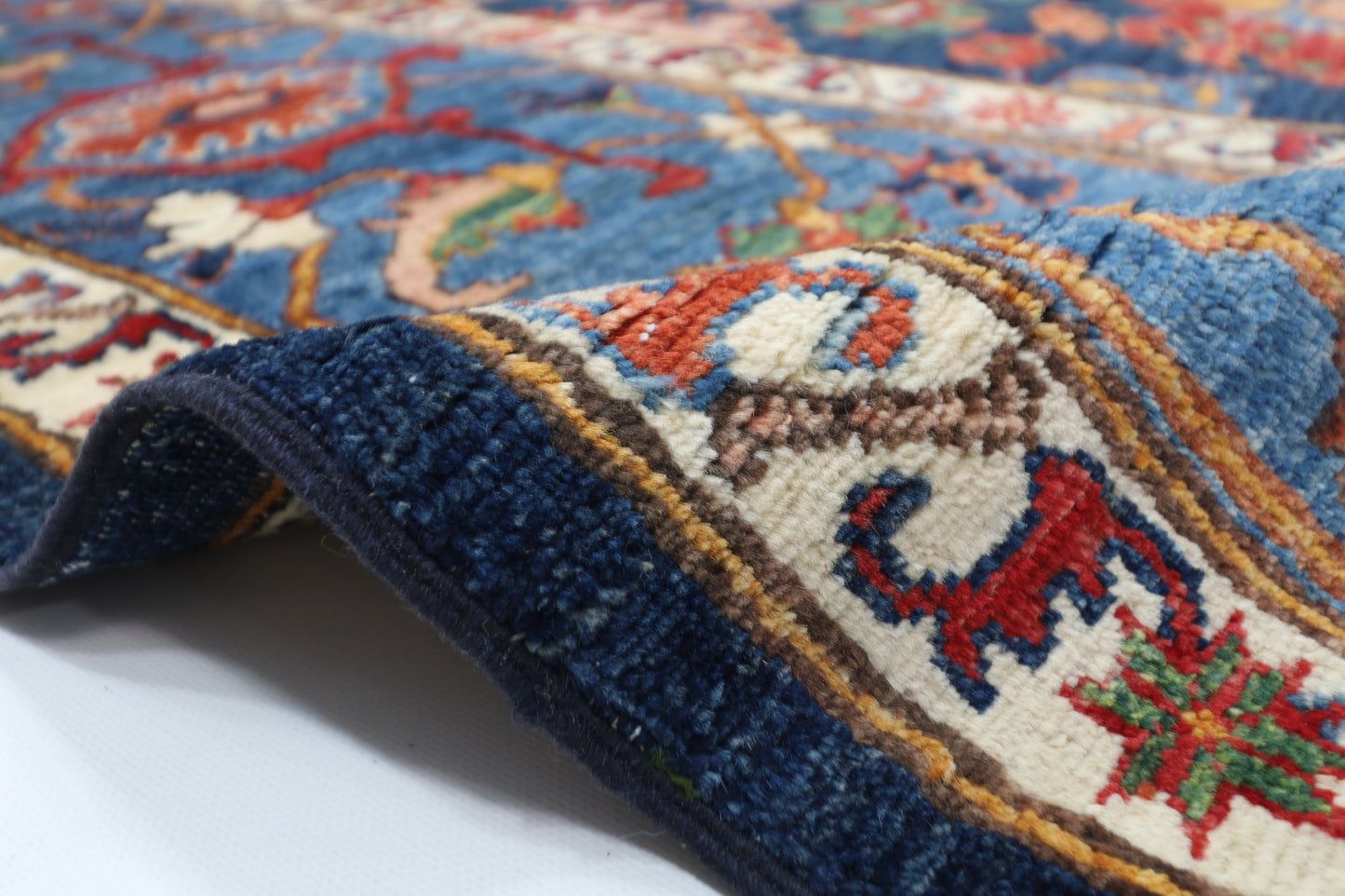 295 x 391 cm | Bidjar Navy Afghan Tribal Hand Knotted Veg Dye Wool carpet