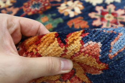 295 x 391 cm | Bidjar Navy Afghan Tribal Hand Knotted Veg Dye Wool carpet