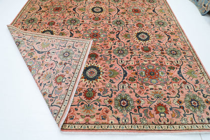 304 x 420 cm | Oriental Pink Area Rug Afghan Hand Knotted Veg Dye Wool carpet