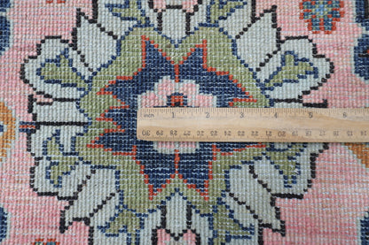 304 x 420 cm | Oriental Pink Area Rug Afghan Hand Knotted Veg Dye Wool carpet