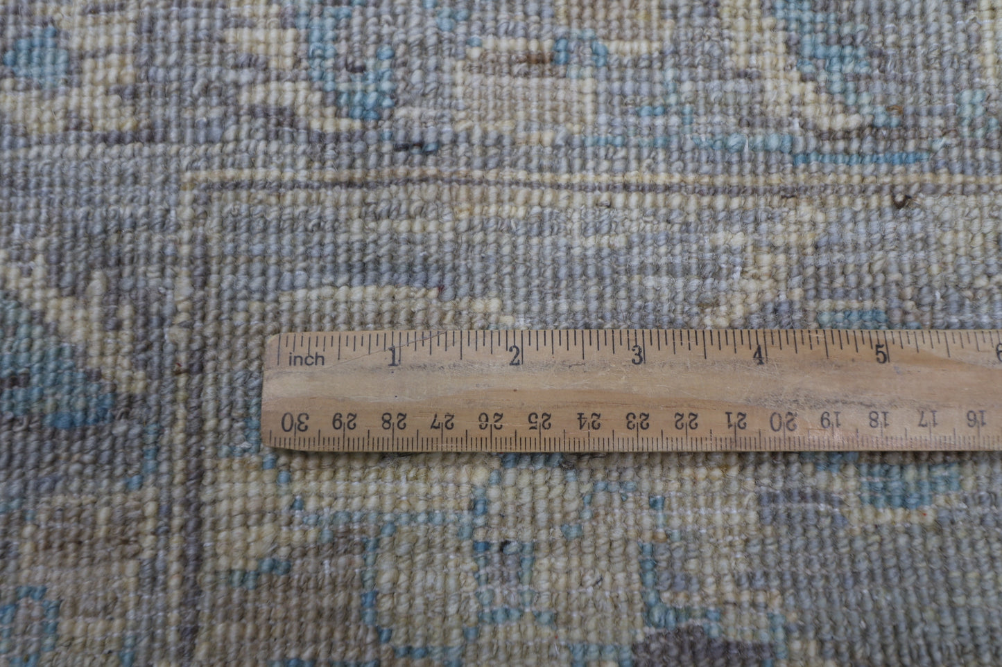 78 x 298 cm | Floral Gray Runner Rug Afghan Hand Knotted veg Dye Wool carpet