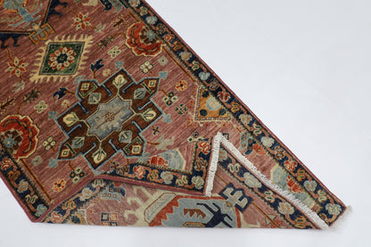 82 x 290 cm | Pink Tribal Runner Rug Afghan Hand Knotted veg Dye Wool carpet