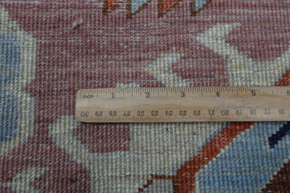 82 x 290 cm | Pink Tribal Runner Rug Afghan Hand Knotted veg Dye Wool carpet