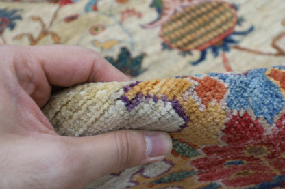 270 x 354 cm | Sultani Afghan Tribal Hand Knotted Veg Dye Wool carpet