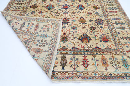 270 x 354 cm | Sultani Afghan Tribal Hand Knotted Veg Dye Wool carpet