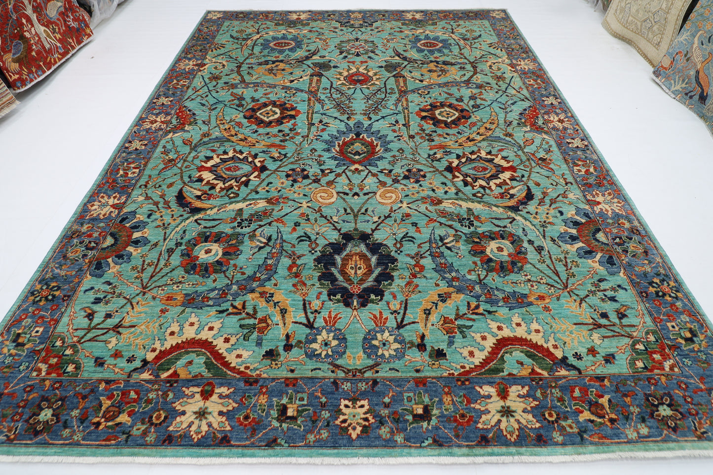 272 x 362 cm | Oriental Bidjar Area Rug Afghan Hand Knotted Veg Dye Wool carpet