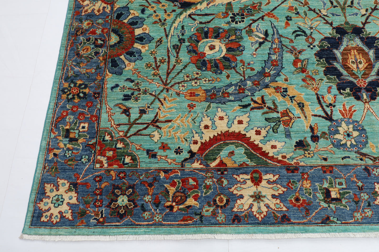 272 x 362 cm | Oriental Bidjar Area Rug Afghan Hand Knotted Veg Dye Wool carpet