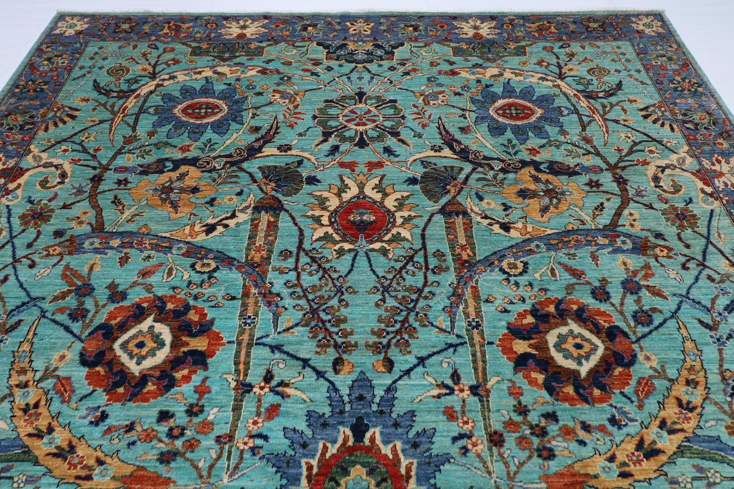 272 x 362 cm | Oriental Bidjar Area Rug Afghan Hand Knotted Veg Dye Wool carpet