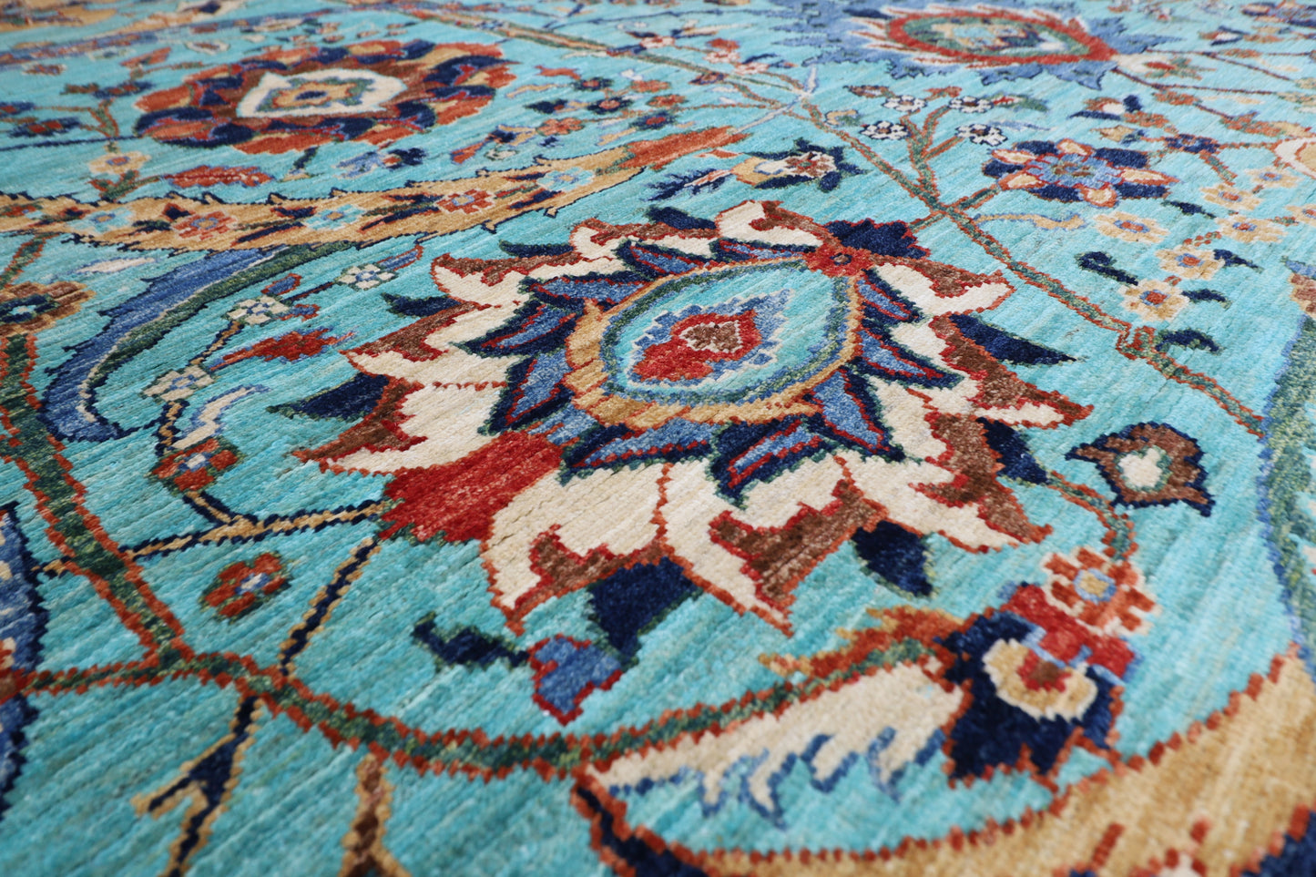 272 x 362 cm | Oriental Bidjar Area Rug Afghan Hand Knotted Veg Dye Wool carpet