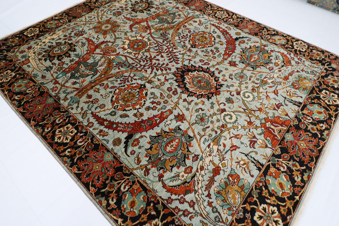 248 x 305 cm | Oriental Bidjar Area Rug Afghan Hand Knotted Veg Dye Wool carpet
