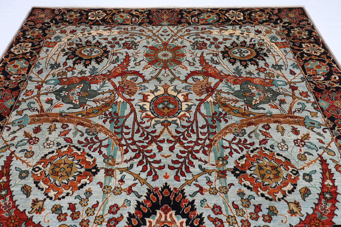 248 x 305 cm | Oriental Bidjar Area Rug Afghan Hand Knotted Veg Dye Wool carpet