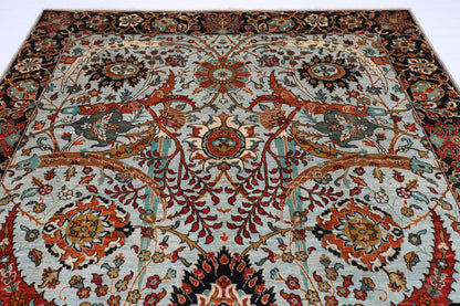 248 x 305 cm | Oriental Bidjar Area Rug Afghan Hand Knotted Veg Dye Wool carpet