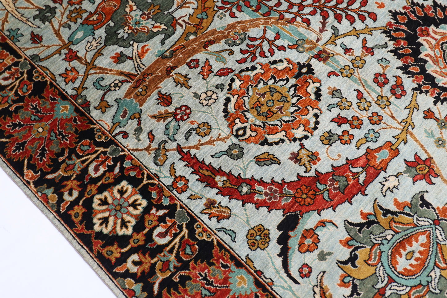 248 x 305 cm | Oriental Bidjar Area Rug Afghan Hand Knotted Veg Dye Wool carpet