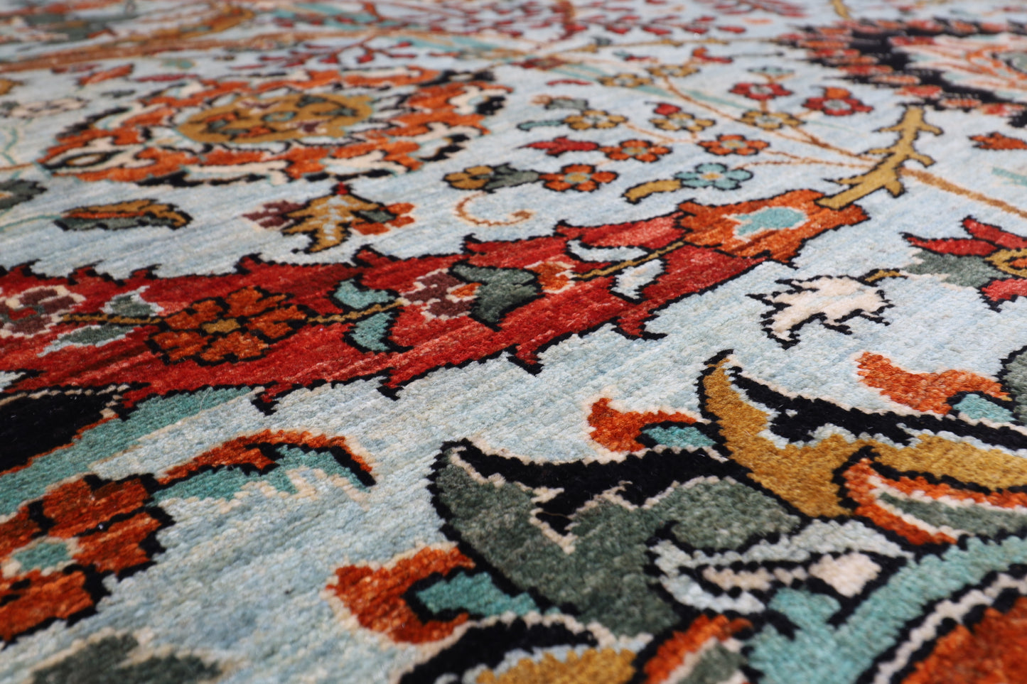 248 x 305 cm | Oriental Bidjar Area Rug Afghan Hand Knotted Veg Dye Wool carpet