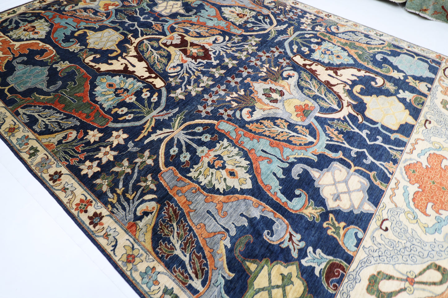 304 x 423 cm | Kawros Afghan Tribal Hand Knotted Veg Dye Wool carpet