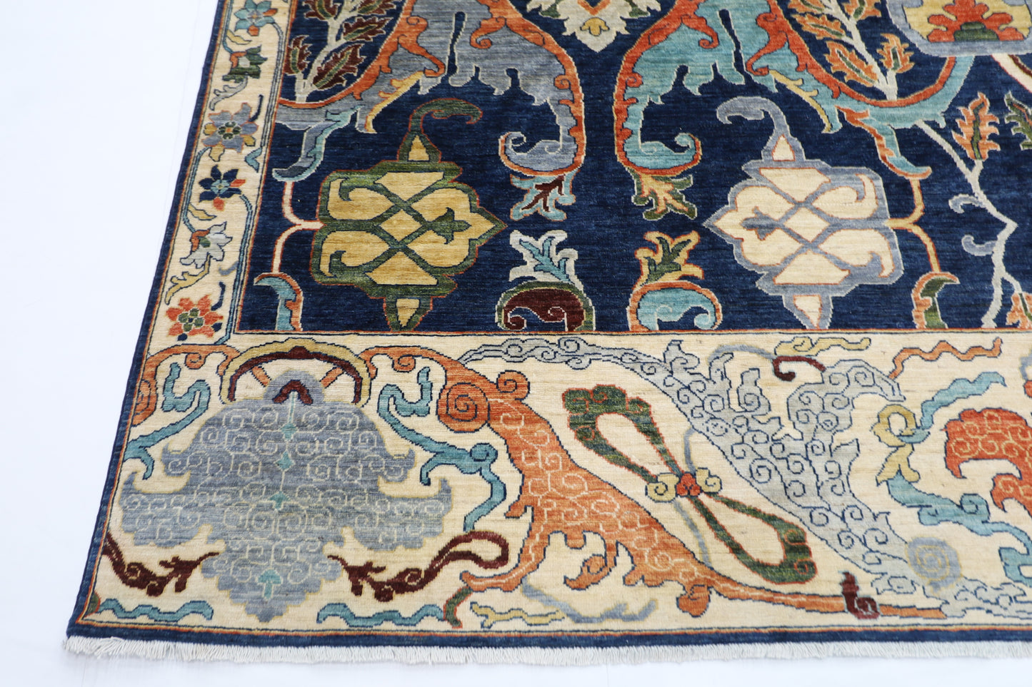 304 x 423 cm | Kawros Afghan Tribal Hand Knotted Veg Dye Wool carpet