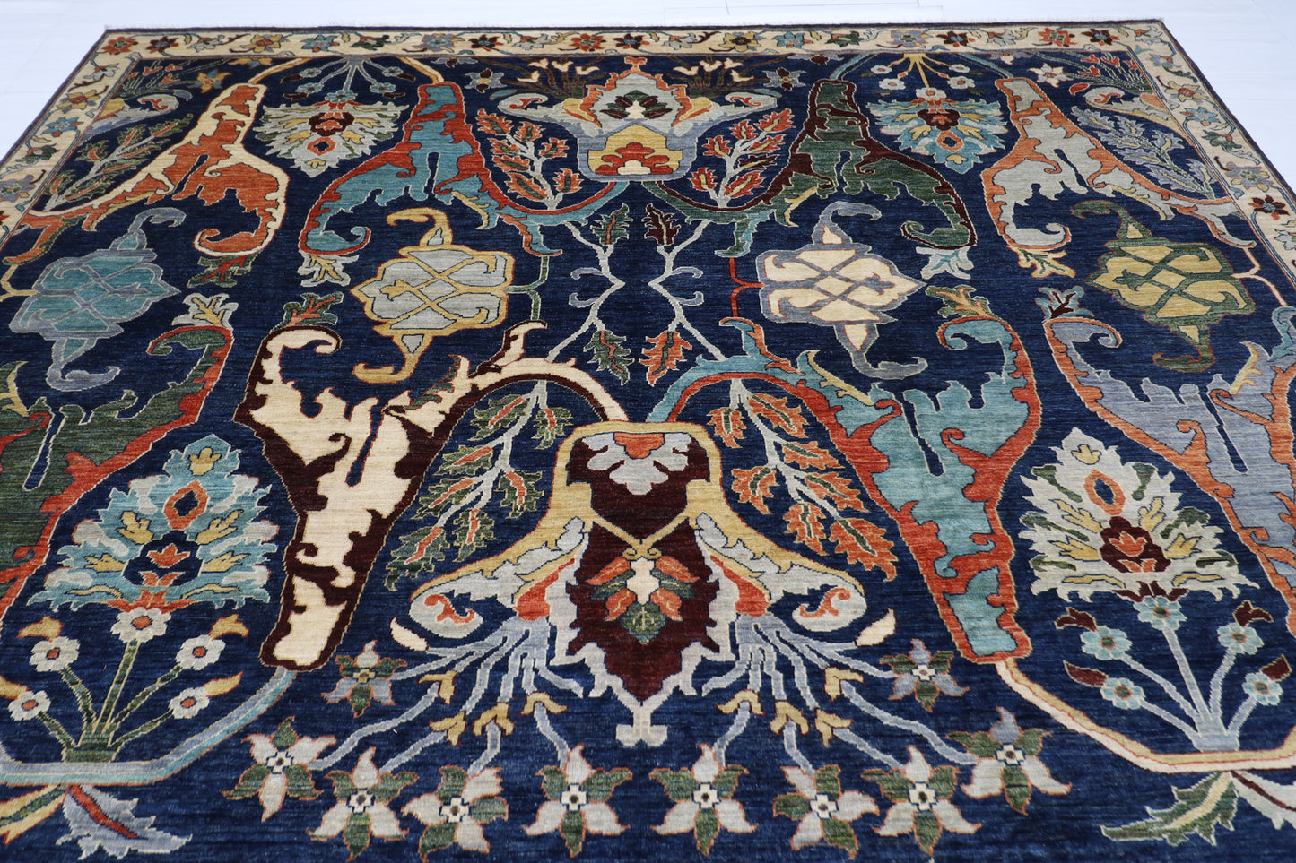 304 x 423 cm | Kawros Afghan Tribal Hand Knotted Veg Dye Wool carpet
