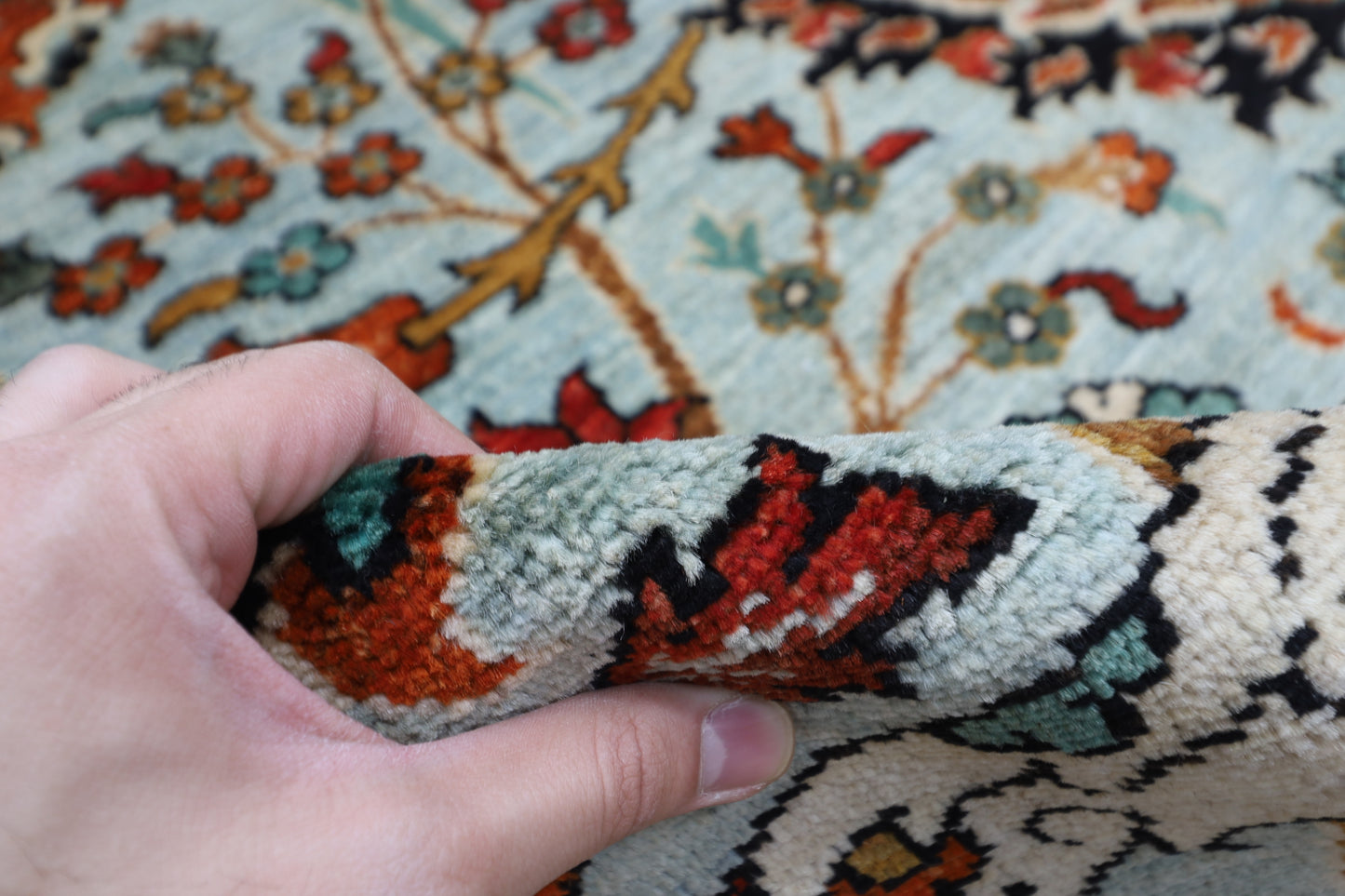 248 x 305 cm | Oriental Bidjar Area Rug Afghan Hand Knotted Veg Dye Wool carpet