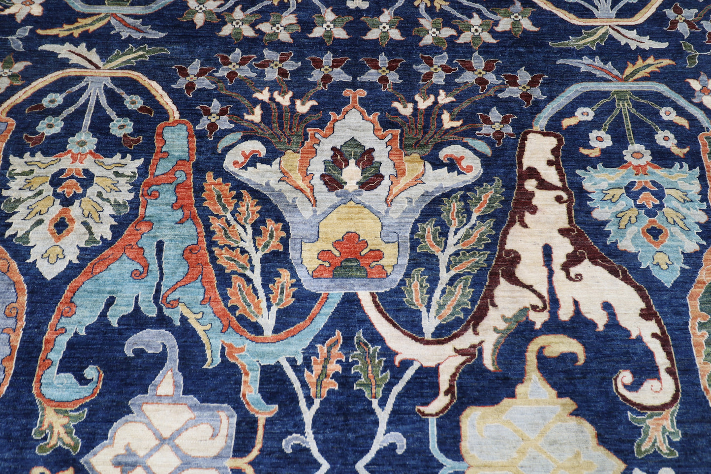 304 x 423 cm | Kawros Afghan Tribal Hand Knotted Veg Dye Wool carpet