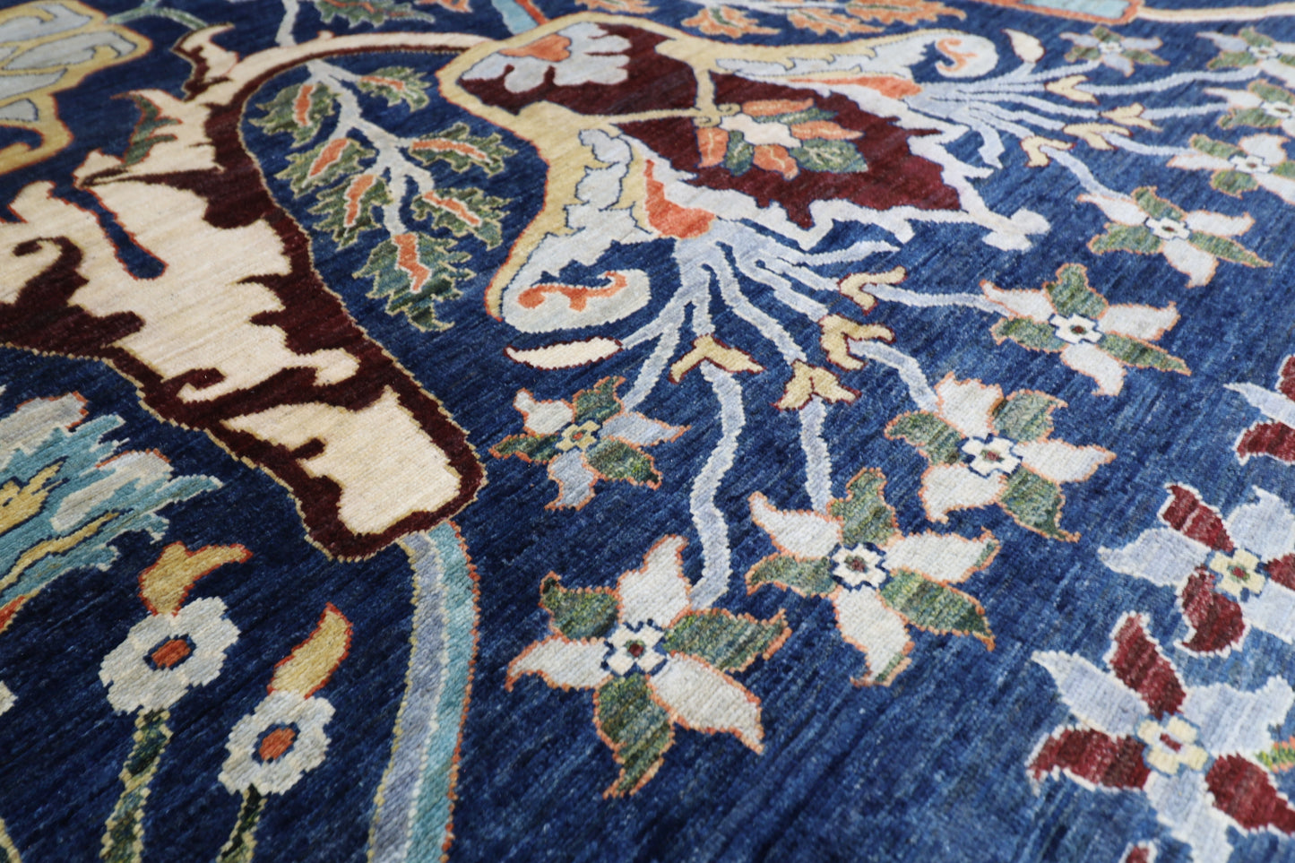 304 x 423 cm | Kawros Afghan Tribal Hand Knotted Veg Dye Wool carpet