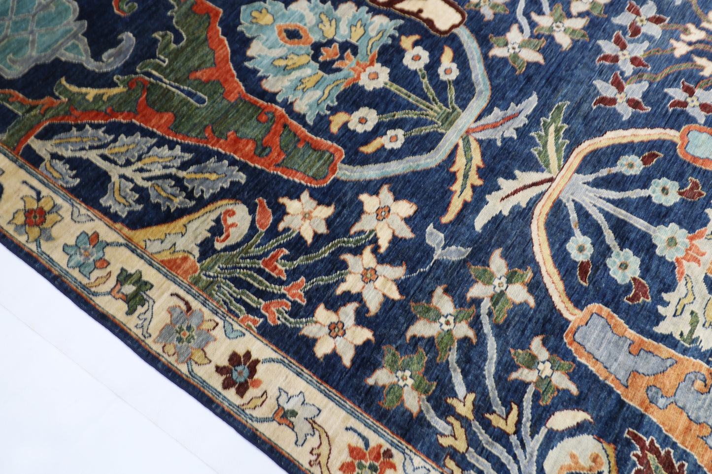 304 x 423 cm | Kawros Afghan Tribal Hand Knotted Veg Dye Wool carpet