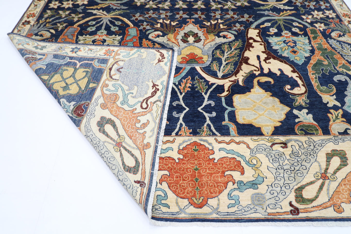 304 x 423 cm | Kawros Afghan Tribal Hand Knotted Veg Dye Wool carpet