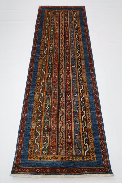 84 x 256 cm | Shall Turkish Style Runner Rug Afghan Hand Knotted veg Dye Wool carpet