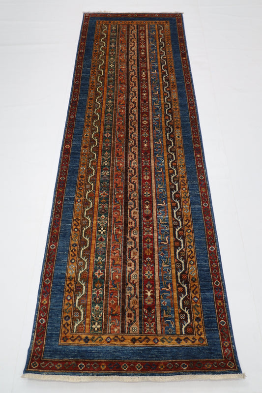 84 x 256 cm | Shall Turkish Style Runner Rug Afghan Hand Knotted veg Dye Wool carpet