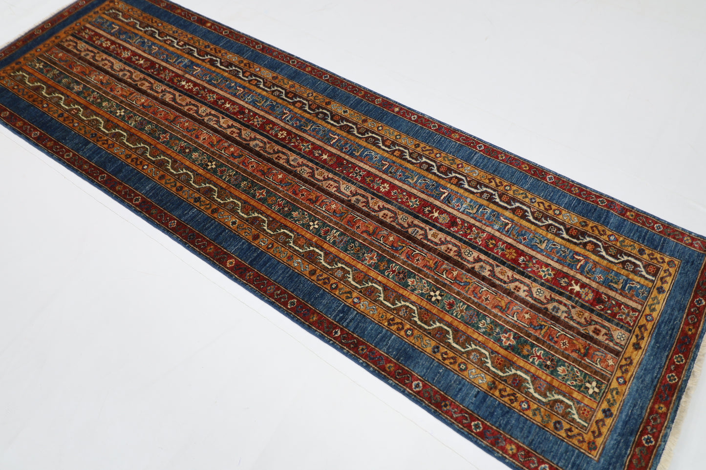 84 x 256 cm | Shall Turkish Style Runner Rug Afghan Hand Knotted veg Dye Wool carpet