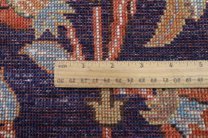 299 x 420 cm | Floral Design Hand Knotted veg Dye Wool Afghan Carpet