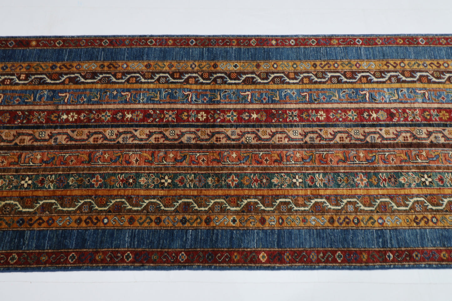 84 x 256 cm | Shall Turkish Style Runner Rug Afghan Hand Knotted veg Dye Wool carpet