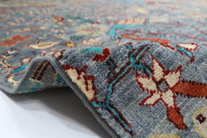 269 x 360 cm | Birds Afghan Tribal Hand Knotted Veg Dye Wool carpet