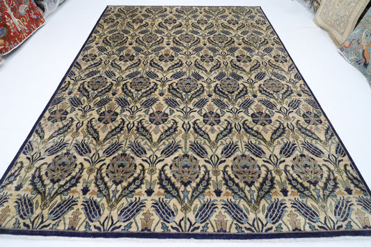 271 x 357 cm | Oriental Suzani Area Rug Afghan Hand Knotted Veg Dye Wool carpet