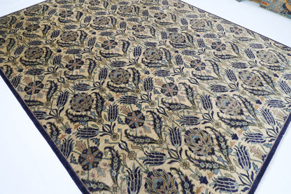 271 x 357 cm | Oriental Suzani Area Rug Afghan Hand Knotted Veg Dye Wool carpet