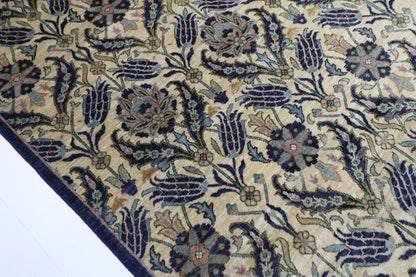 271 x 357 cm | Oriental Suzani Area Rug Afghan Hand Knotted Veg Dye Wool carpet
