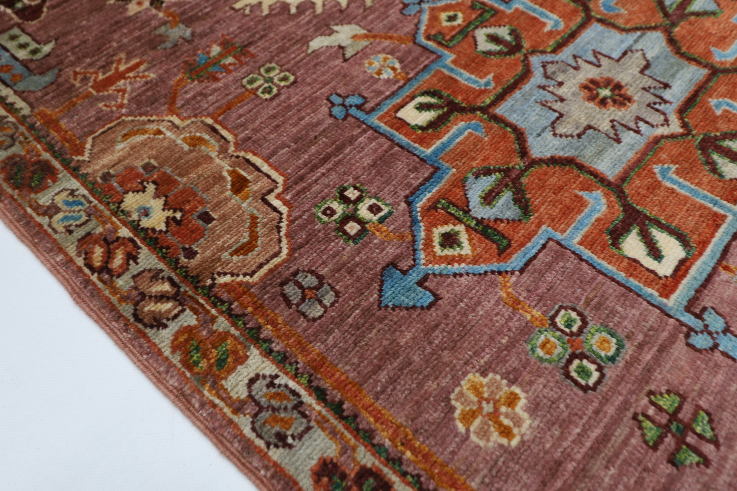 83 x 299 cm | Pink Tribal Runner Rug Afghan Hand Knotted veg Dye Wool carpet