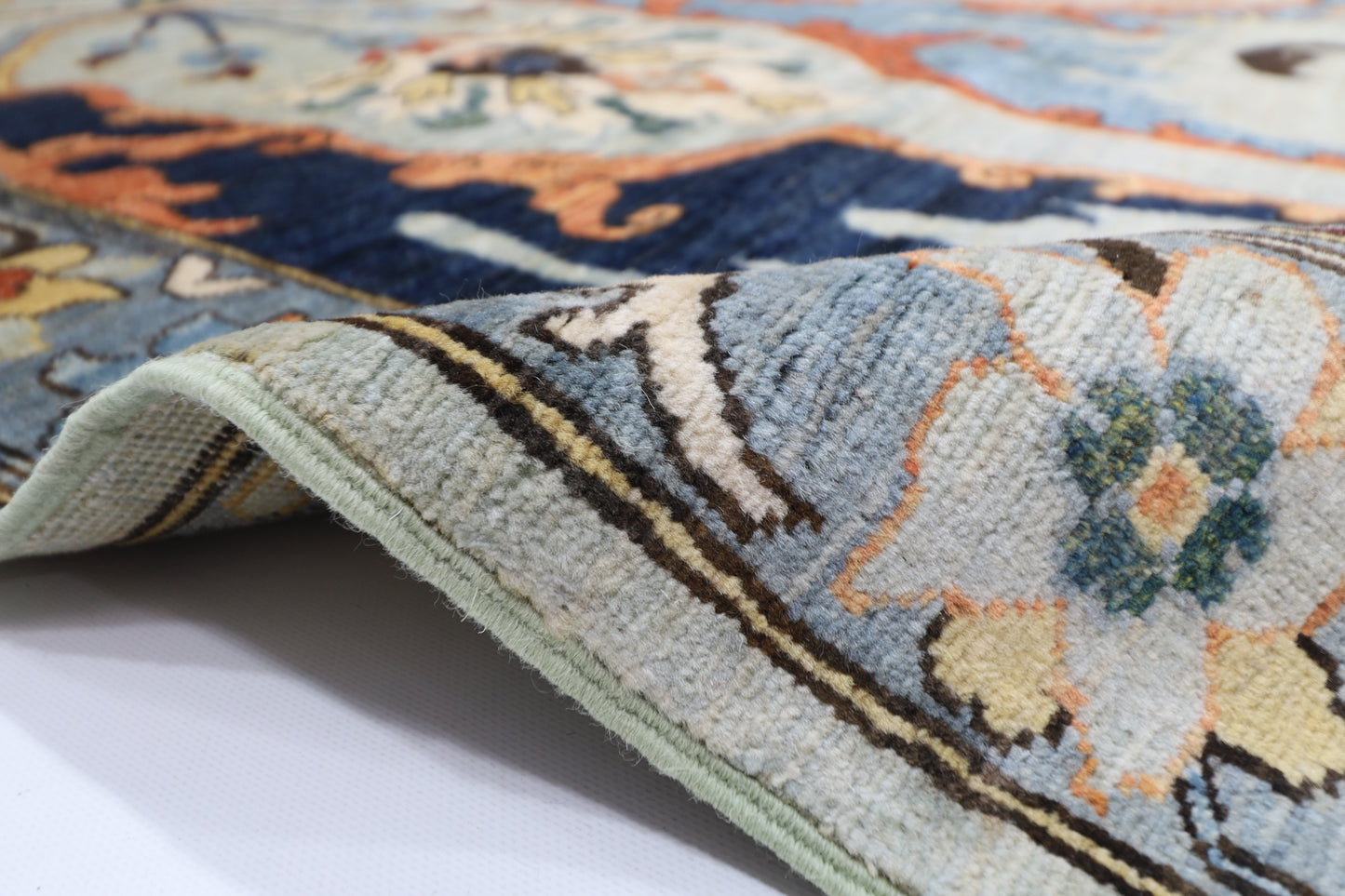 251 x 347 cm | Karakul Afghan Tribal Hand Knotted Veg Dye Wool carpet