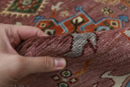 83 x 299 cm | Pink Tribal Runner Rug Afghan Hand Knotted veg Dye Wool carpet